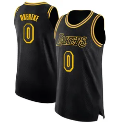 AK Okereke Los Angeles Lakers Youth Swingman Jersey - City Edition - Black