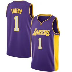 Adou Thiero Los Angeles Lakers Men's Swingman Jersey - Statement Edition - Purple