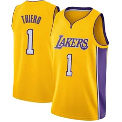 Adou Thiero Los Angeles Lakers Youth Swingman Jersey - Icon Edition - Yellow