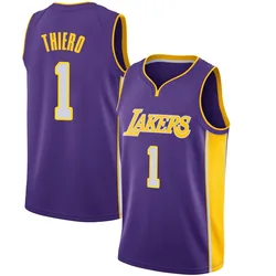 Adou Thiero Los Angeles Lakers Youth Swingman Jersey - Statement Edition - Purple
