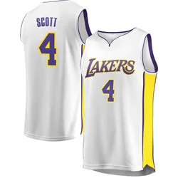 Byron Scott Los Angeles Lakers Men's Fast Break Jersey - Association Edition - White