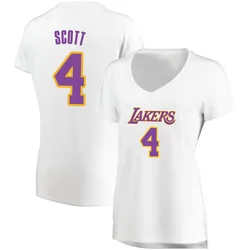 Byron Scott Los Angeles Lakers Women's Fast Break Jersey - Association Edition - White