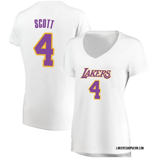 Byron Scott Los Angeles Lakers Women's Fast Break Jersey - Association Edition - White