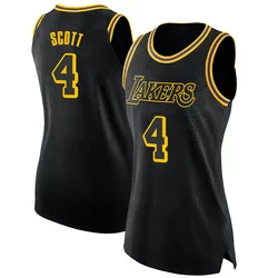 Byron Scott Los Angeles Lakers Women's Swingman Jersey - City Edition - Black
