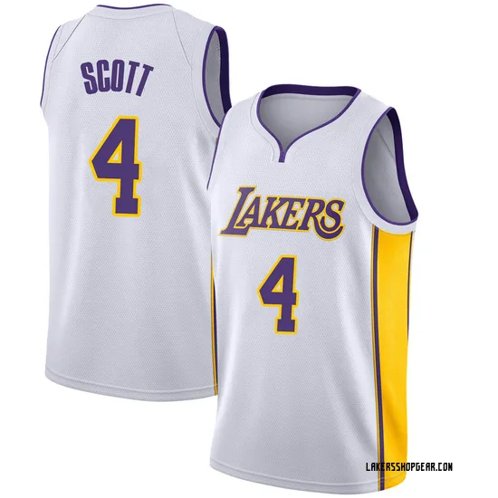 Byron Scott Los Angeles Lakers Youth Swingman Jersey - Association Edition - White