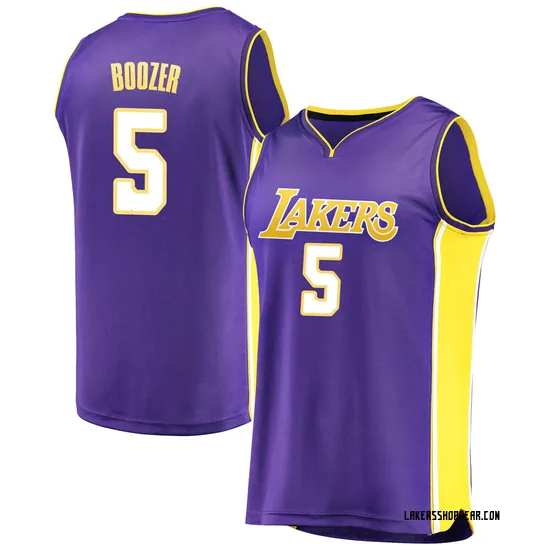 Carlos Boozer Los Angeles Lakers Men's Fast Break Jersey - Statement Edition - Purple