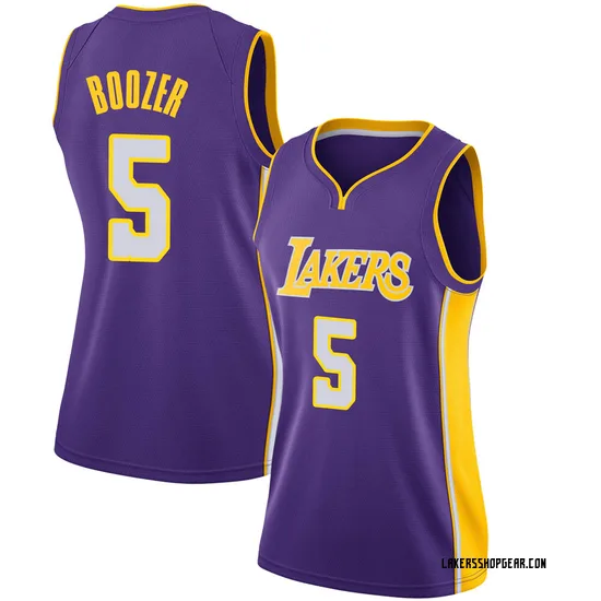 Carlos Boozer Los Angeles Lakers Women's Swingman Jersey - Statement Edition - Purple
