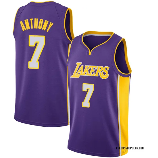 Carmelo Anthony Los Angeles Lakers Men's Swingman Jersey - Statement Edition - Purple