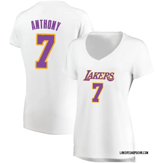 Carmelo Anthony Los Angeles Lakers Women's Fast Break Jersey - Association Edition - White