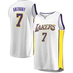 Carmelo Anthony Los Angeles Lakers Youth Fast Break Jersey - Association Edition - White