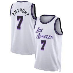 Carmelo Anthony Los Angeles Lakers Youth Swingman 2022/23 City Edition Jersey - White