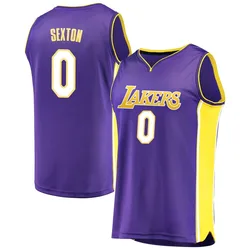 Collin Sexton Los Angeles Lakers Men's Fast Break Jersey - Statement Edition - Purple
