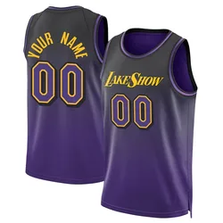 Custom Los Angeles Lakers Men's Swingman 2024/25 City Edition Jersey - Purple