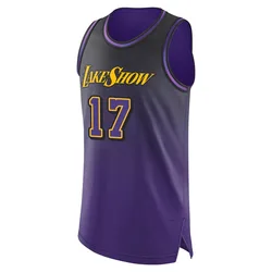 Drew Timme Los Angeles Lakers Men's Authentic 2024/25 City Edition Jersey - Purple