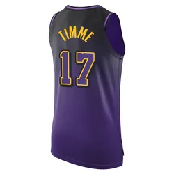 Drew Timme Los Angeles Lakers Men's Authentic 2024/25 City Edition Jersey - Purple
