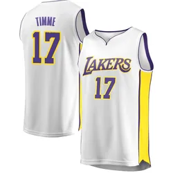 Drew Timme Los Angeles Lakers Men's Fast Break Jersey - Association Edition - White