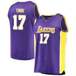 Drew Timme Los Angeles Lakers Men's Fast Break Jersey - Statement Edition - Purple