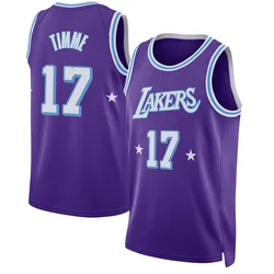 Drew Timme Los Angeles Lakers Men's Swingman 2021/22 City Edition Jersey - Purple