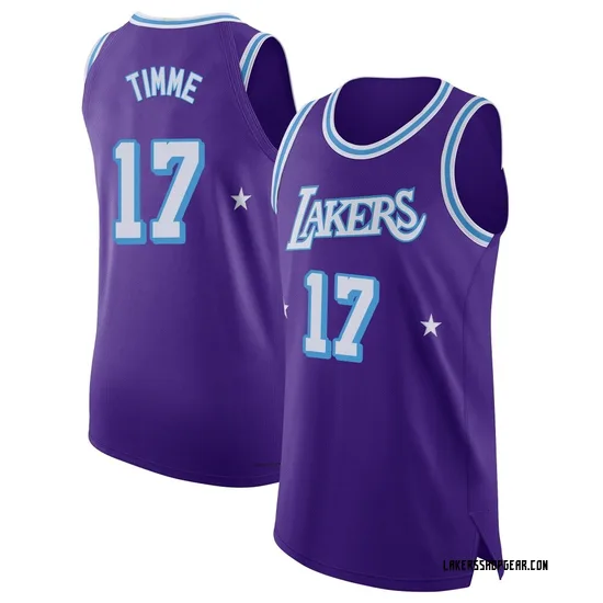 Drew Timme Los Angeles Lakers Youth Authentic 2021/22 Jersey - City Edition - Purple