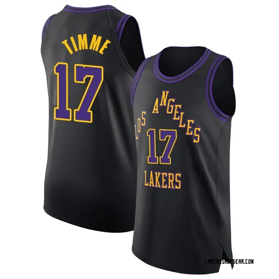 Drew Timme Los Angeles Lakers Youth Authentic 2025/26 City Edition Jersey - Black