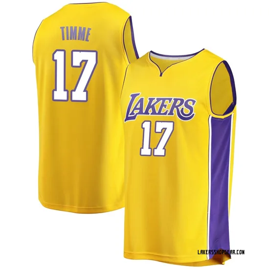 Drew Timme Los Angeles Lakers Youth Fast Break Jersey - Icon Edition - Gold