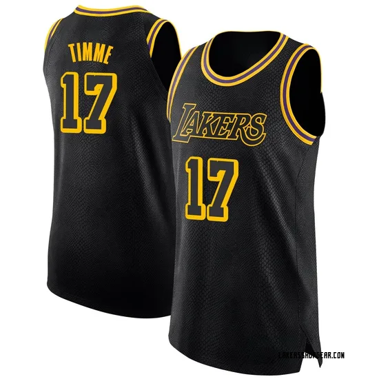 Drew Timme Los Angeles Lakers Youth Swingman Jersey - City Edition - Black