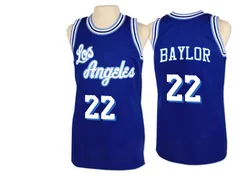 Elgin Baylor Los Angeles Lakers Men's Swingman Throwback Jersey - Blue