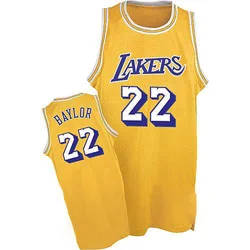 Elgin Baylor Los Angeles Lakers Men's Swingman Throwback Jersey - Gold