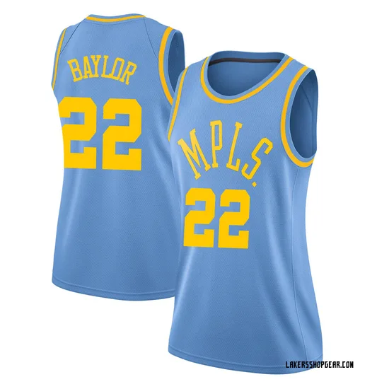 Elgin Baylor Los Angeles Lakers Women's Swingman Hardwood Classics Jersey - Blue