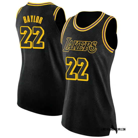 Elgin Baylor Los Angeles Lakers Women's Swingman Jersey - City Edition - Black