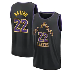 Elgin Baylor Los Angeles Lakers Youth Fast Break 2023/24 City Edition Jersey - Black