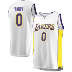 Jaden Hardy Los Angeles Lakers Men's Fast Break Jersey - Association Edition - White