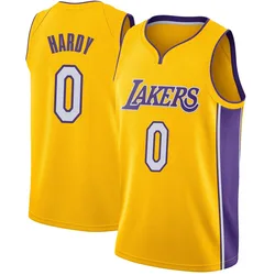 Jaden Hardy Los Angeles Lakers Youth Swingman Jersey - Icon Edition - Yellow