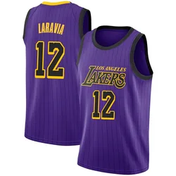Jake LaRavia Los Angeles Lakers Men's Swingman 2018/19 Jersey - City Edition - Purple