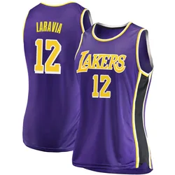 Jake LaRavia Los Angeles Lakers Women's Swingman 2018/19 Jersey - Statement Edition - Purple