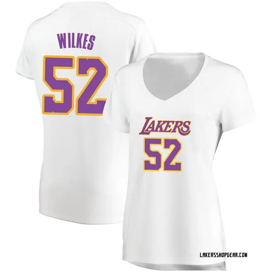 Jamaal Wilkes Los Angeles Lakers Women's Fast Break Jersey - Association Edition - White