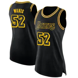 Jamaal Wilkes Los Angeles Lakers Women's Swingman Jersey - City Edition - Black