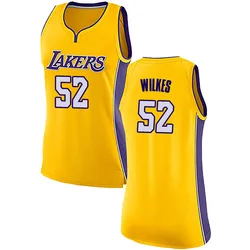 Jamaal Wilkes Los Angeles Lakers Women's Swingman Jersey - Icon Edition - Yellow