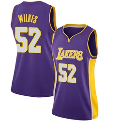 Jamaal Wilkes Los Angeles Lakers Women's Swingman Jersey - Statement Edition - Purple