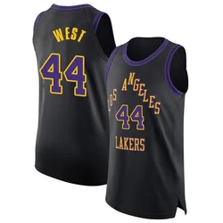 Jerry West Los Angeles Lakers Men's Authentic 2025/26 City Edition Jersey - Black