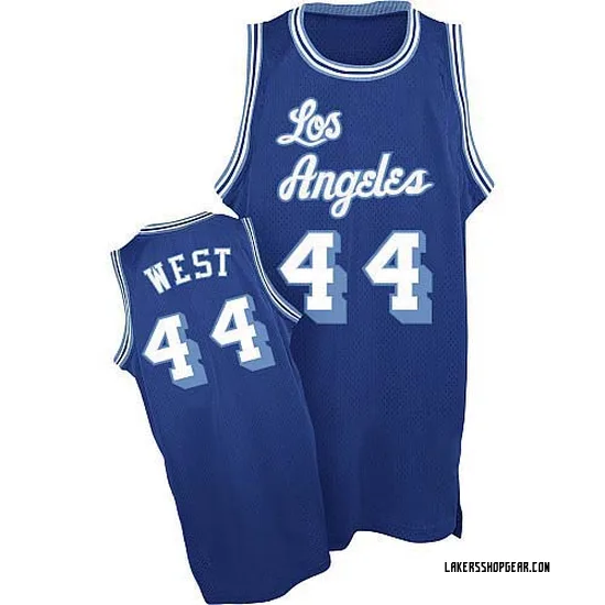 Jerry West Los Angeles Lakers Men's Swingman Throwback Jersey - Blue