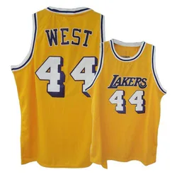 Jerry West Los Angeles Lakers Men's Swingman Throwback Jersey - Gold