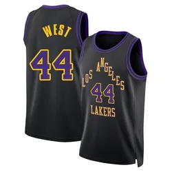 Jerry West Los Angeles Lakers Youth Swingman 2025/26 City Edition Jersey - Black