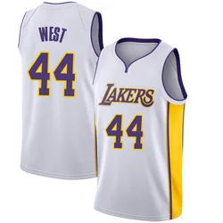 Jerry West Los Angeles Lakers Youth Swingman Jersey - Association Edition - White