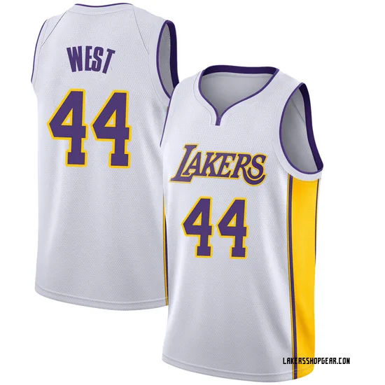 Jerry West Los Angeles Lakers Youth Swingman Jersey - Association Edition - White