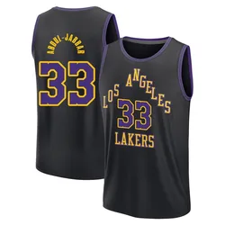 Kareem Abdul-Jabbar Los Angeles Lakers Men's Fast Break 2025/26 City Edition Jersey - Black