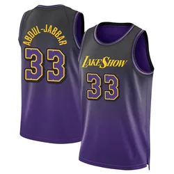Kareem Abdul-Jabbar Los Angeles Lakers Men's Swingman 2024/25 City Edition Jersey - Purple
