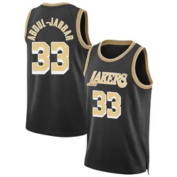 Kareem Abdul-Jabbar Los Angeles Lakers Men's Swingman Select Series Jersey - Black