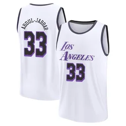 Kareem Abdul-Jabbar Los Angeles Lakers Youth Fast Break 2022/23 City Edition Jersey - White