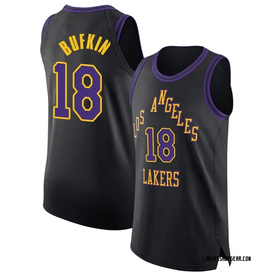 Kobe Bufkin Los Angeles Lakers Men's Authentic 2025/26 City Edition Jersey - Black